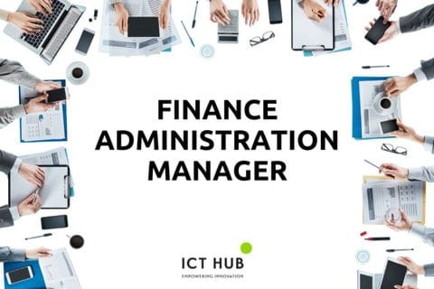 We are hiring: Finance administration manager